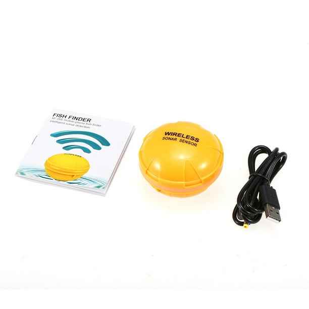 Portable 36M/118ft Depth Wireless Remote Fish Finder Sonar Sensor