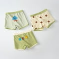 thumbnail image 3 of 3-11T Boys Boxer Briefs Baby Soft Cotton Toddler Dinosaur Underwear Children Truck Panties (Pack of 3), 3 of 3