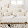 thumbnail image 5 of Boho Farmhouse Throw Cover Tassels Woven Tufted for Bed 30x50 B, 5 of 6
