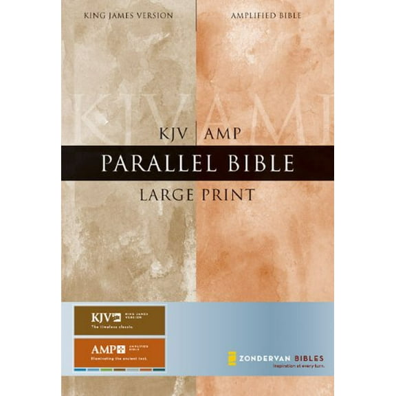 Pre-Owned KJV/Amplified Parallel Bible, Large Print (King James Version) (Hardcover) 0310921058 9780310921059