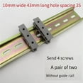 thumbnail image 4 of 1 Sets Pcb Din C45 Rail Mount Adapter Pcb Mount Bracket Clips Mount Holder 35Mm, 4 of 8