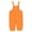 Orange, variant on Little Girls Casual Sleeveless Jumpsuits Back to School Romper Pink Suspenders with Pockets for Everyday Wear Girls Overalls 6-7 Years