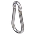 thumbnail image 2 of Seachoice 36841 Zinc Plated Steel Safety Spring Hook, 7/16" x 4-3/4", 2 of 5