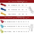 thumbnail image 4 of 60 conectores de terminales de cable de empalme rápido para kit combinado, aislados de 22-10 para conectores en T AWG, 4 of 7