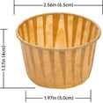 thumbnail image 2 of 50pcs Natural Cupcake Baking Cups, Heavy Duty Parchment Paper Liners 3.5oz for Muffin, Dessert., 2 of 4