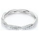 thumbnail image 4 of JeenMata Anillo de Compromiso con Diamantes de 0,50 Uds Alianza de Boda Infinita, Anillo Apilable Trenzado, Oro Blanco de 10 K, 4 of 6