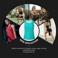 thumbnail image 7 of KLL water droplets Print Womens Tank Top Sleeveless Workout Tops Athletic Running Shirts Yoga Gym Clothes-XX-Large, 7 of 7