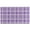 Purple and White Checkered Pattern, variant on Brown and Yellow Checkered Pattern Washable Non Slip Indoor Door Mat, Decorative Entry Rug for Entrance, Bedroom, Kitchen, Bathroom, 16"x47"