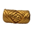 thumbnail image 2 of Hilo grueso, hilo voluminoso, tejido a mano, suave, 500 g, longitud 15 m, hilo para tejer a mano, peso del hilo Oro, 2 of 9