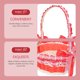 thumbnail image 4 of unbranded Cesta Roja Para Regalos Y Dulces Para Fiestas Y Bodas Románticas, 4 of 6