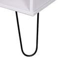 thumbnail image 2 of vidaXL Table Basse New York Blanc et Bois Clair Pin Massif, 2 of 3