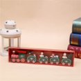 thumbnail image 3 of asddcavvf Of Christmas Train Decoration Cute Wooden Mini Train Set Children Christmas Party Toys Cool Christmas Ornament And Christmas Bulbs Christmas Ornament, 3 of 3