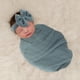thumbnail image 4 of 1 set Baby Swaddle Blanket y Dienband Recibia Recién nacida Recibida para niñas para niños Niñas, 4 of 6