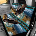 thumbnail image 5 of Qpednta Aztec Eagle Car Seat Covers Full Set Automotive Seat Covers Accessories Breathable Front Car Seat Cover Pack of 4 Car Seat Protector Cushion Pad Mat Easy to Install, 5 of 7