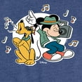 thumbnail image 3 of Disney - Mickey & Friends - Pluto & Mickey Listening to Music - Toddler And Youth Girls Short Sleeve Graphic T-Shirt, 3 of 5