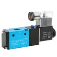 thumbnail image 1 of Válvula Solenoide 1/4 NPT Válvula Solenoide De Tipo De Conexión De 2 Posiciones Y 5 Vías PT1 / 4in 1.2MPa 170Psi Válvula Solenoide IP65, 1 of 7