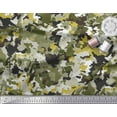 thumbnail image 3 of Soimoi polyester Crepe Fabric Two Tone With White Camouflage Print Fabric by Yard 52 Inch Wide, 3 of 3