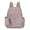 Purple, variant on PULLIMORE Mini Backpack Women Nylon Small Backpack Purse Travel Shoulder Bag (Gray)