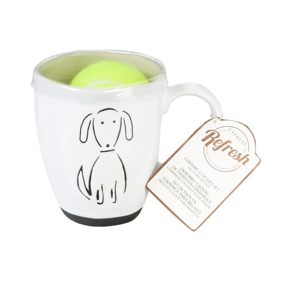 Ceramic Cup Gift Set, 16 OZ, Pet Dog