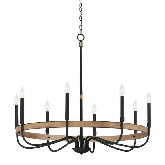 Maxim Lighting - Franklin - 8 Light Chandelier -Traditional Installation