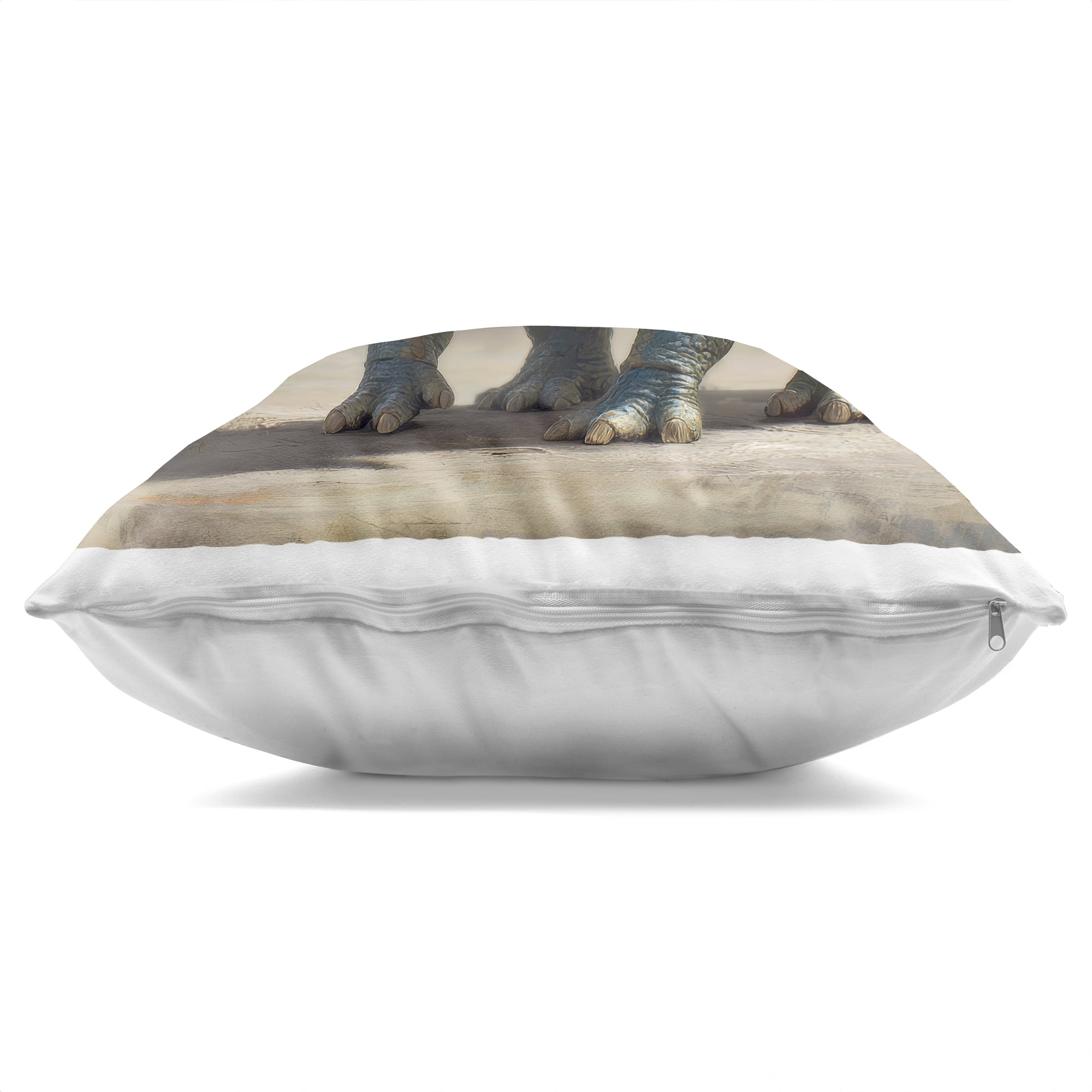 Stupell Industries Horned Triceratops at Sunrise Decorative Printed Throw Pillow, design by Wumples, 18 x 7 x 18