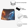 thumbnail image 5 of Haiem Red And Blue Fire Dragon D Men's Boxer Briefs, Every Day Comfort Stretch Cotton Moisture-Wicking Underwear-Small, 5 of 8
