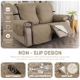 thumbnail image 3 of Y YUNHSOM Waterproof Stretch Recliner Chair Covers, Stable Washable Slipcovers Chair Protectors for Home, Kitchen, Office (Light Coffee,23 In), 3 of 7
