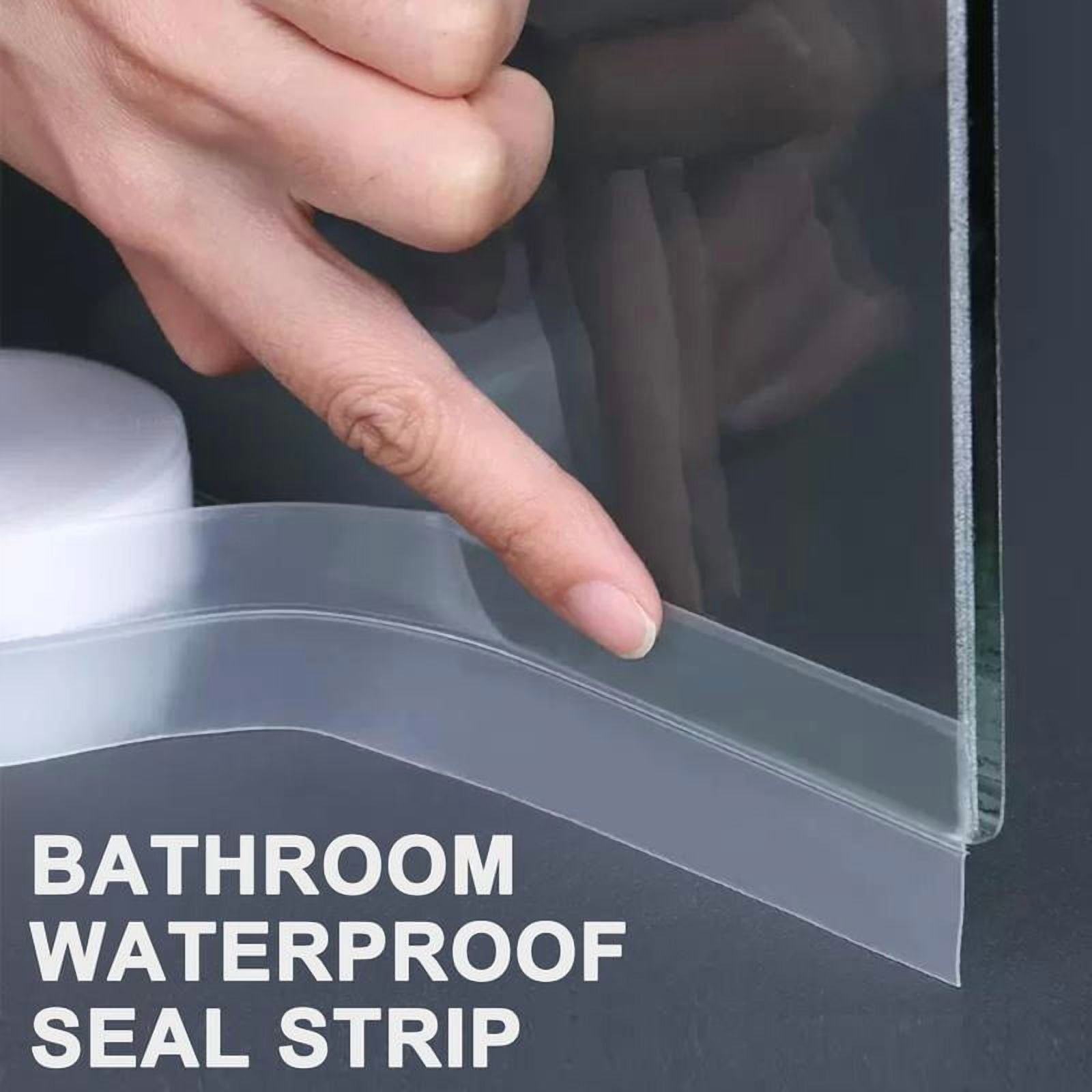 Lentorgi*Seal Insulation Tape Feet Clear Silicone Weather Stripping Door Seal Strips and Door Bottom Draft Barrier Strips for Window Sealing and Door Bottom Sealing