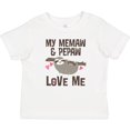 thumbnail image 3 of Inktastic My Memaw and Pepaw Love Me Sloth Girls Baby T-Shirt, 3 of 5