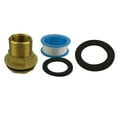 thumbnail image 5 of RANME Brass Male Garden Hose Bulkhead Fitting 1/2'' Female 3/4'' Ght Male Water Tank Connector Hex Head End Pipe Cap Kit, 5 of 8