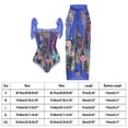 thumbnail image 3 of Traje De Baño Damas Traje de baño Mujer Playa Atlético Moda con vestido para accesorios femeninos (XL) púrpura 2 piezas DQrwqpou Para Estrenar, 3 of 3