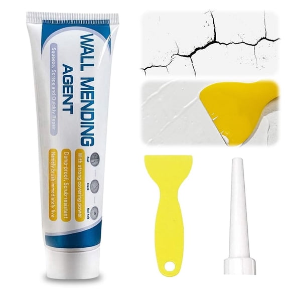 Drywall Patch Repair Kit,Wall Repair Kit for Drywall, Wall Mending Agent Paste to Fix Cracks, Holes & Dents, Waterproof & Damp-Proof, No Powder Mess, Easy Application for Home Maintenance