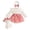 #01 Pink, variant on PEASKJP New Born Outfits Baby Girl Clothes Newborn Infant Outfit Ruffle Romper and Short Pants Clothing Sets for Summer Spring Pink,12-18 Months