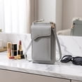 thumbnail image 5 of Dongrere Wallet Cell Phone Purse Crossbody Bag with Credit Card Slots Purse PU leather Zipper Adjustable Strap, 4.5x7.5 Inch, Gray, 5 of 8
