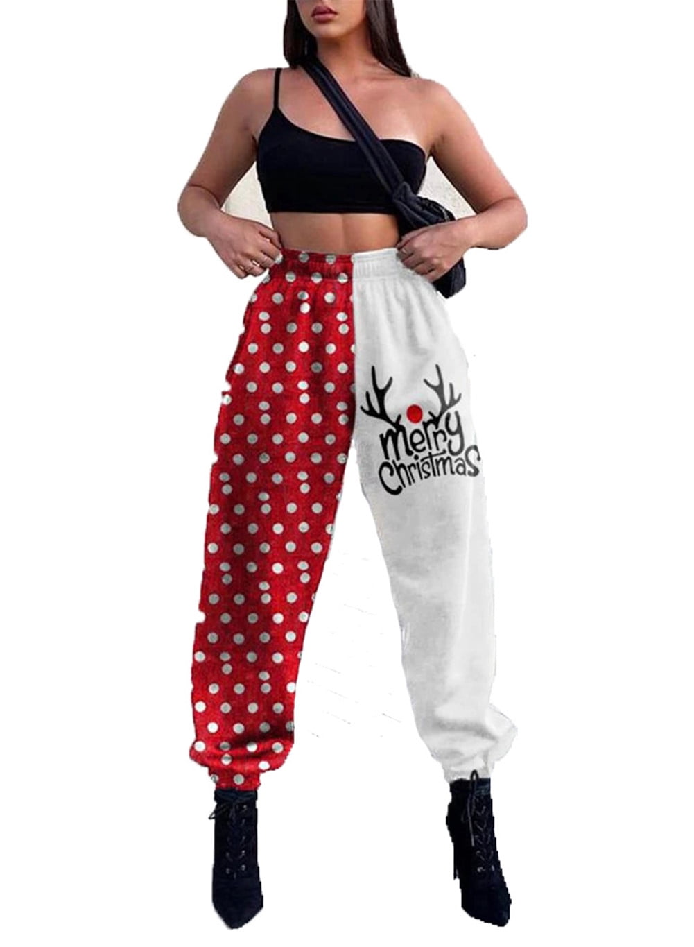 Pockets High Waist Jogger Pants 