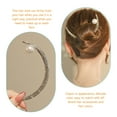 thumbnail image 2 of BRIGHTFUFU Horquilla para el pelo con forma de luna para mujer, pasador para el pelo con forma de luna para niña, herramienta para peinar el cabello, 2 of 8