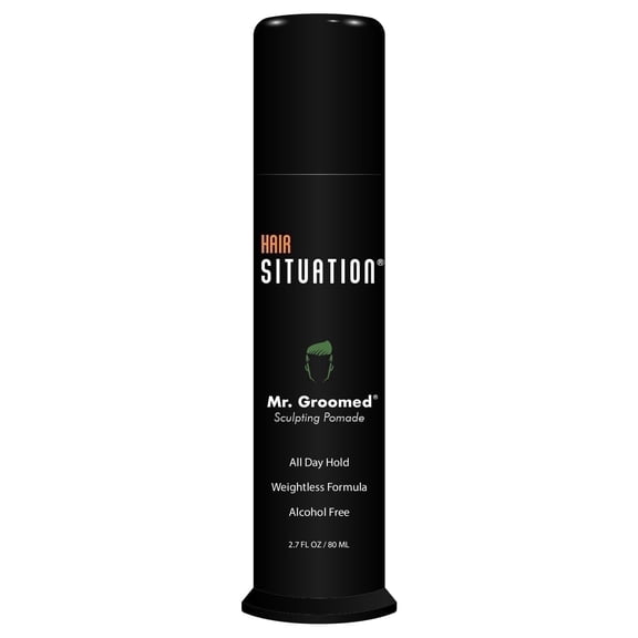 Mr. Groomed Matte Pomade for Men, Strong All-Day Hold, All Hair Types, Alcohol-Free 2.7 oz