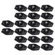 thumbnail image 1 of 20x Ruedas de polea universales Ruedas adhesivas Ruedas giratorias de pasta de acero inoxidable Mini ruedas giratorias para caja de almacenamiento, 1 of 9