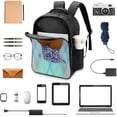 thumbnail image 3 of Grizzly Bear Lemmings Laptop Backpack College School Travel Daypack 2 Compartment Basic Bag Rucksack, 3 of 6