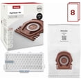 thumbnail image 3 of Miele HyClean Air CO Vacuum Cleaner Bags for Miele Guard M1 Vacuum Cleaners, XL Pack of 8 Vacuum Bags and 2 AirClean Exhaust Filters – 12909630, 3 of 5