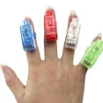 thumbnail image 2 of Fairnull 4Pcs LED Finger Lights Bright Party Supplies Halloween Holiday Light up Toys, 2 of 10