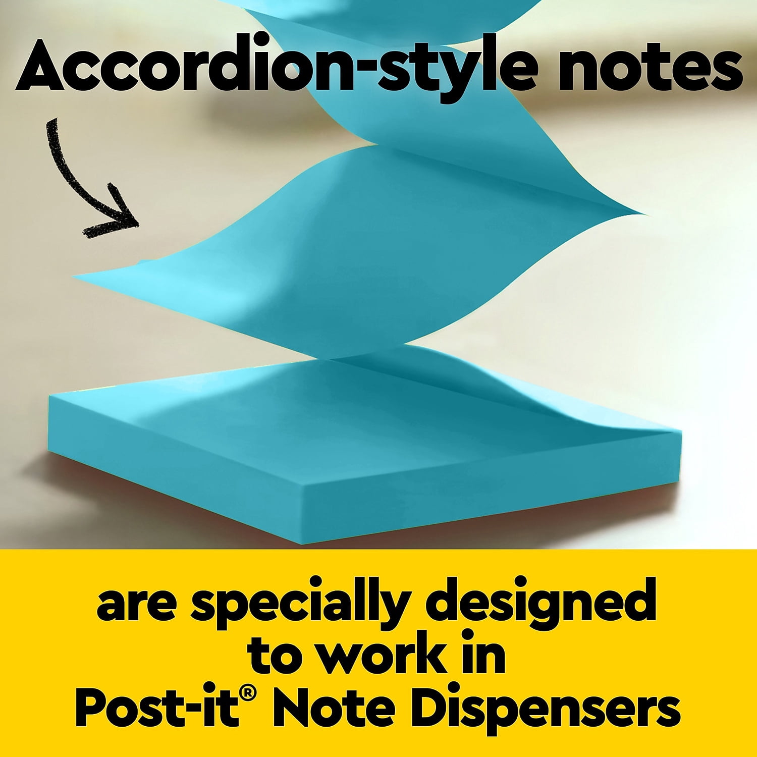 Post-it® Super Sticky Pop Up Notes, 3 in x 3 in, 18 Pads, 70 Sheets/Pad, 2x the Sticking Power, Oasis Collection