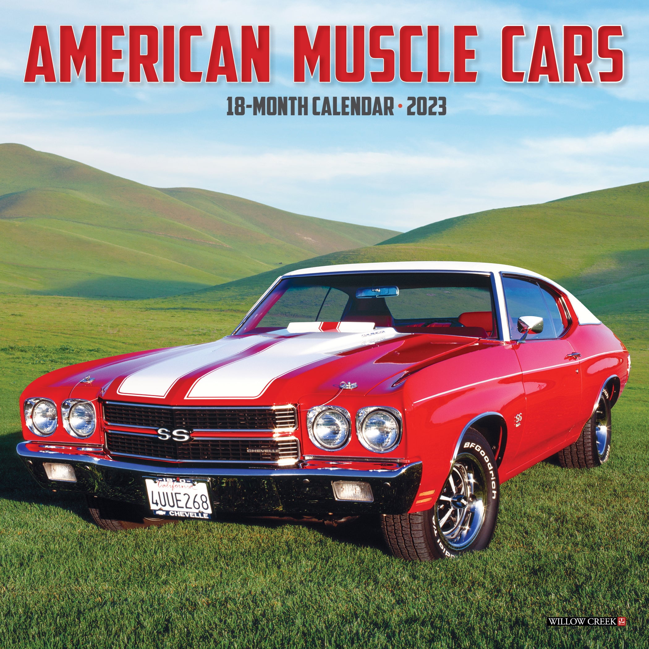 American Muscle Cars 2023 Mini Wall Calendar Walmart