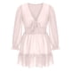 thumbnail image 4 of Vestidos sólidos de encaje con volantes de manga larga con cuello en V sexy de otoño e invierno para mujer Fridja  yut5450, 4 of 8