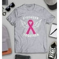 thumbnail image 3 of S4E Men's Stronger Together Breast Cancer T-Shirt XXXXX-Large Sports Grey, 3 of 4