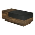 thumbnail image 6 of Furniture of America Thrall Hidden Storage Wood Indoor Coffee Table, Light Hickory, 6 of 9