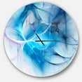 thumbnail image 1 of Designart 'Blue Nebula Star ' Modern wall clock, 1 of 6