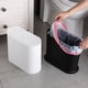thumbnail image 4 of Injueey Bote de basura delgado para dormitorio - Amplia aplicación Ocultar bolsa de basura Higiene Baño Se ajusta fácilmente en el espacio Conjuntos de muebles de dormitorio Gris, 4 of 6