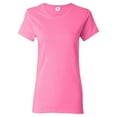 thumbnail image 1 of Gildan 5000L Women's Cotton T-Shirt -Azalea-X-Large, 1 of 2