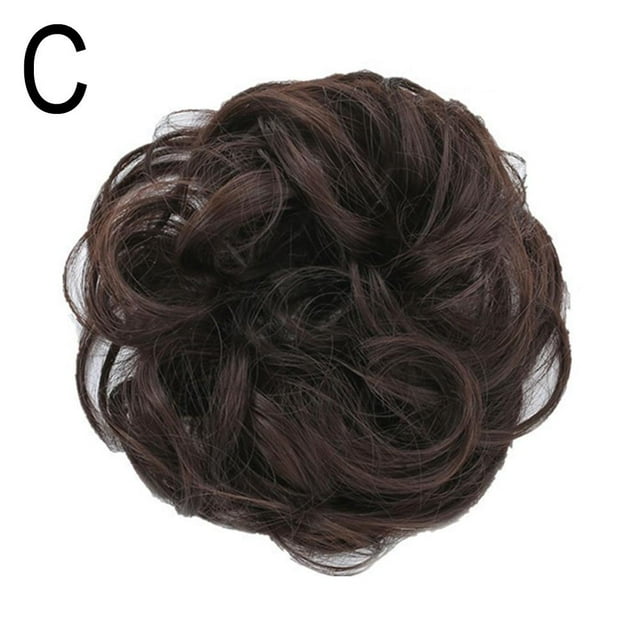 Chignon Désordonné Pièce Chouchou Faux Cheveux Naturels W2B7